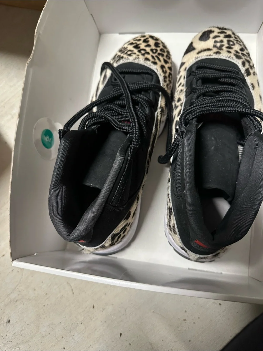 Nike Women's Black and White Checkered Sneakers